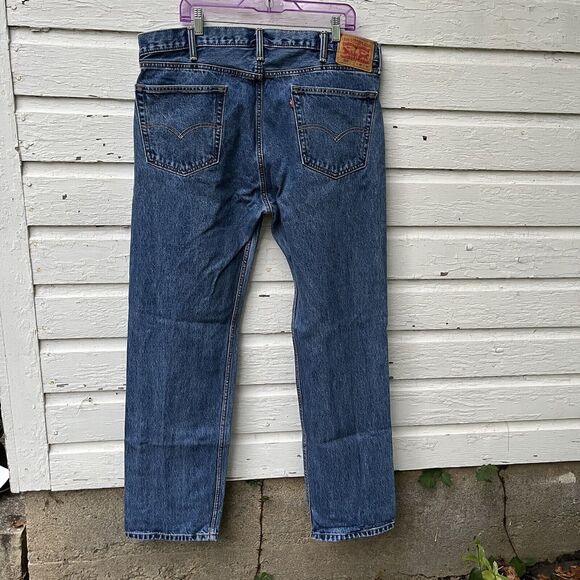 LEVI’S 505 REGULAR FIT JEANS, Medium Stonewash- Size 40x34 - Picture 1 of 7